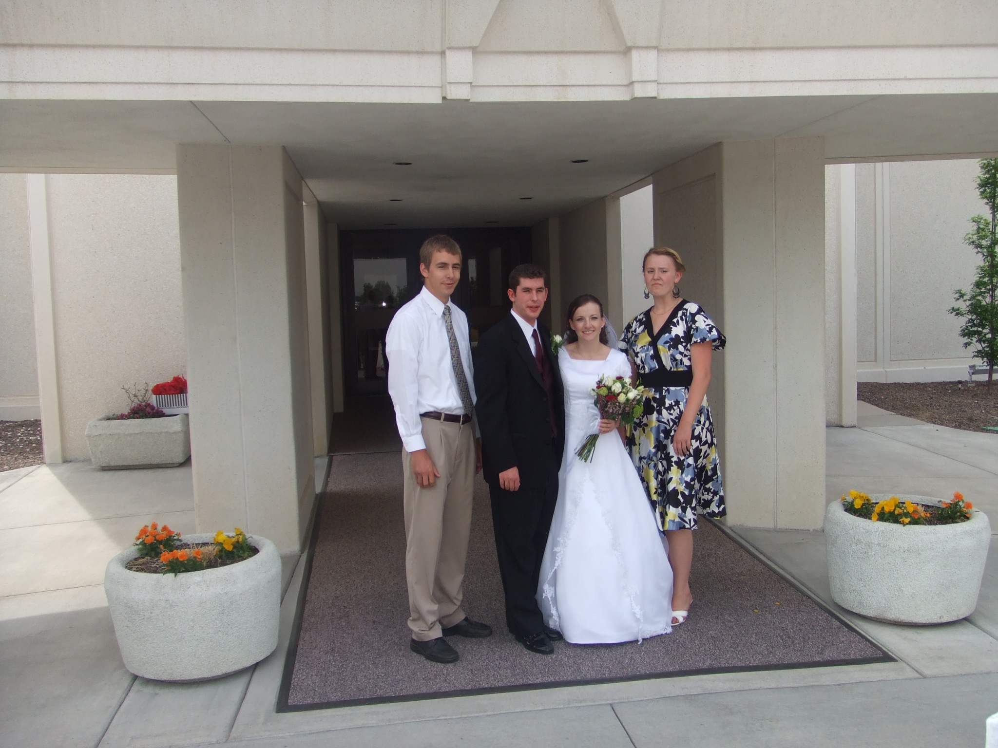 notice Laura's smile