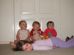 Auretta, Daxton (Kay's), Kaitlyn and Breann (Nicole's)