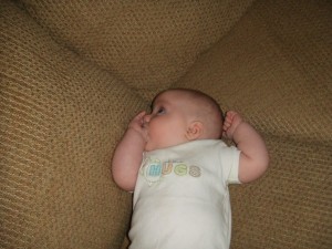 My first thumb sucker!