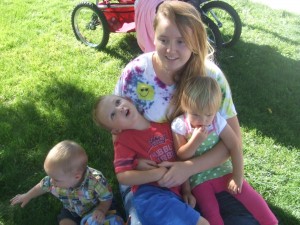 "Is mom ever going to get here?" 